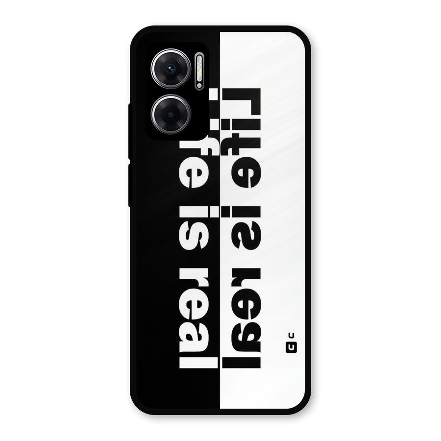 Life Reality Metal Back Case for Redmi 11 Prime 5G
