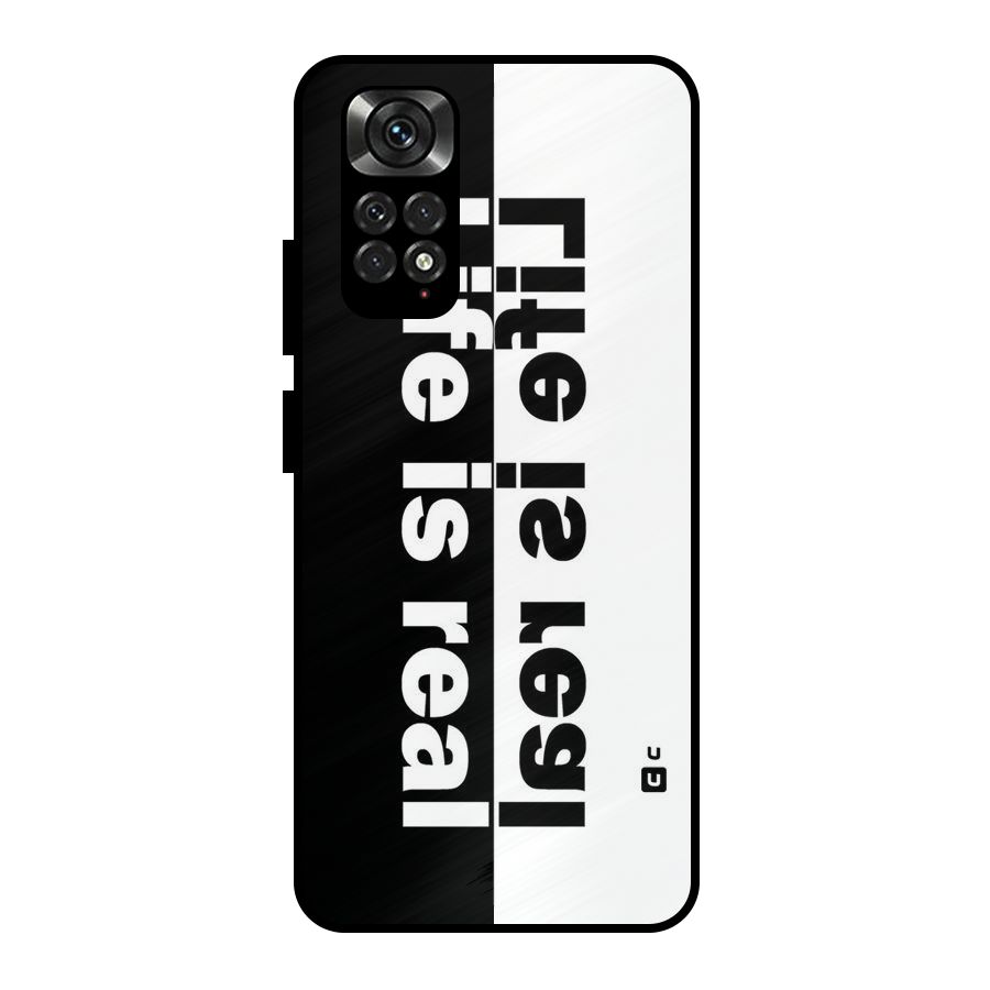 Life Reality Metal Back Case for Redmi Note 11 Pro Plus 5G