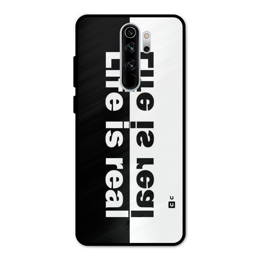 Life Reality Metal Back Case for Redmi Note 8 Pro