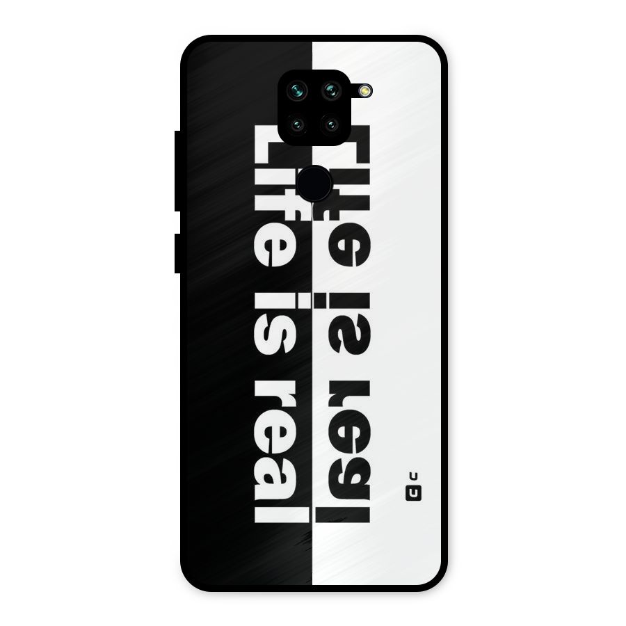 Life Reality Metal Back Case for Redmi Note 9