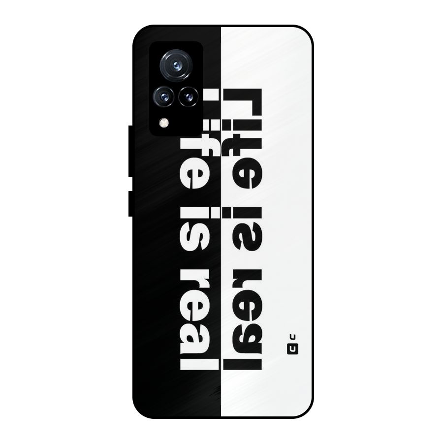 Life Reality Metal Back Case for Vivo V21 5G