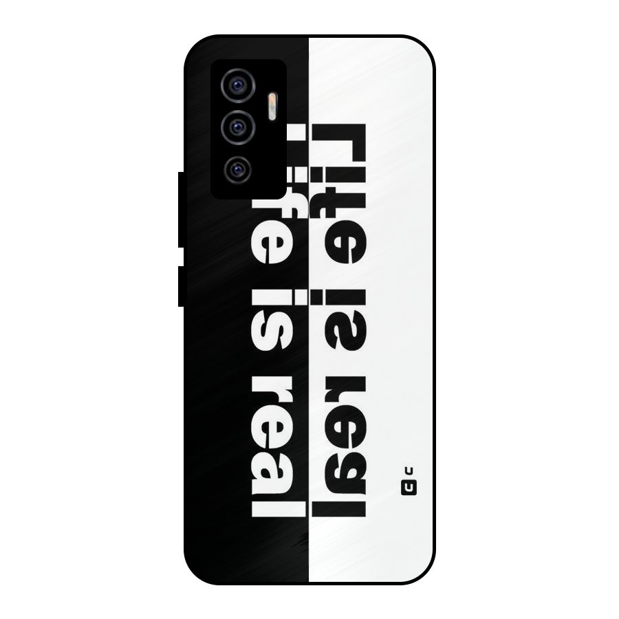 Life Reality Metal Back Case for Vivo V23e