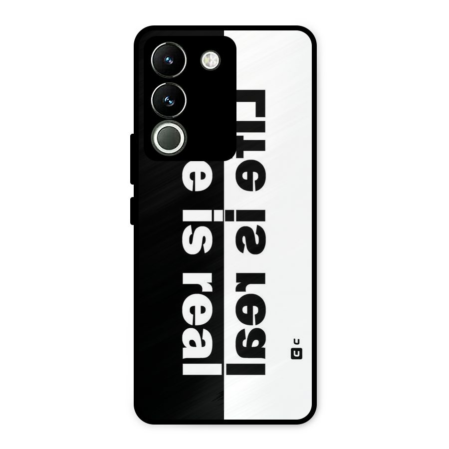 Life Reality Metal Back Case for Vivo Y200