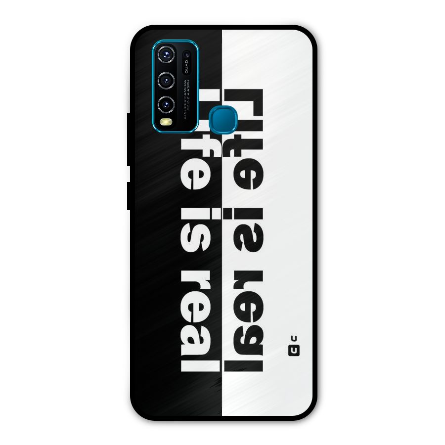 Life Reality Metal Back Case for Vivo Y30