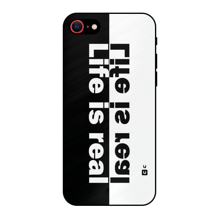 Life Reality Metal Back Case for iPhone SE 2020