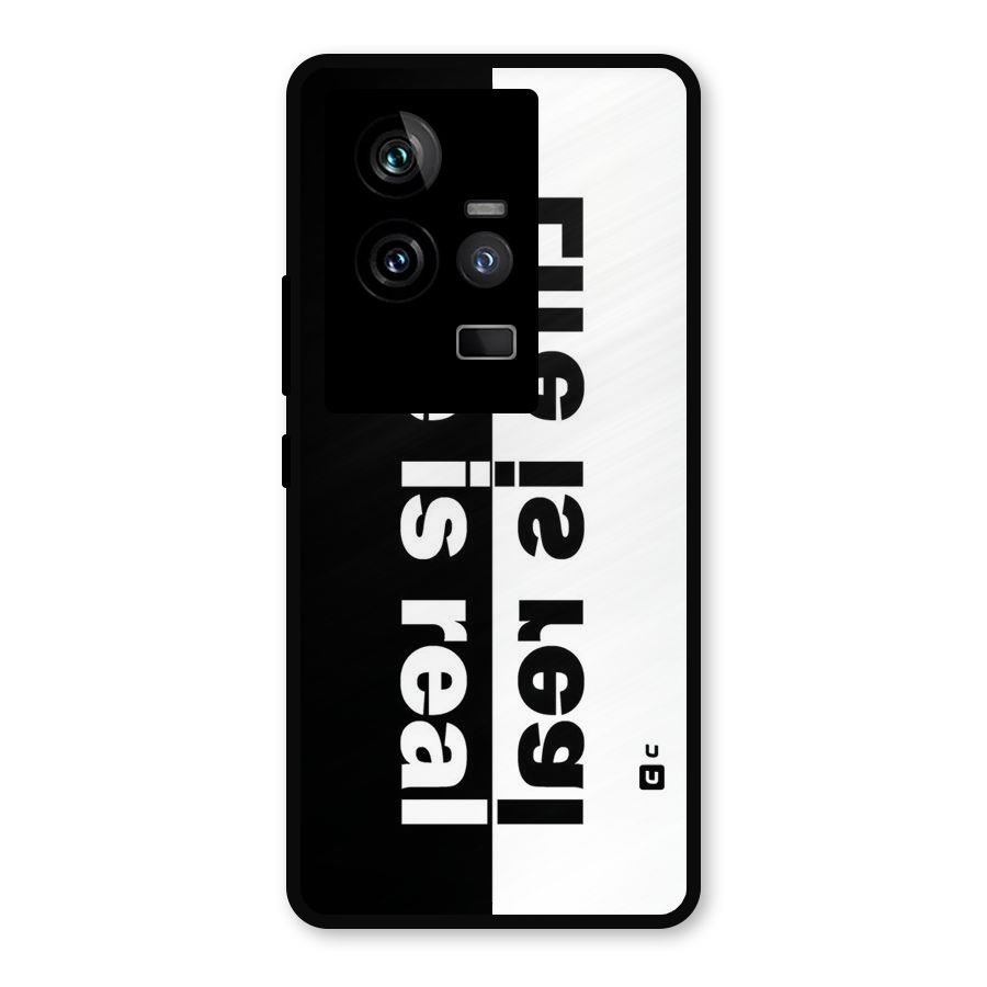Life Reality Metal Back Case for iQOO 11 5G