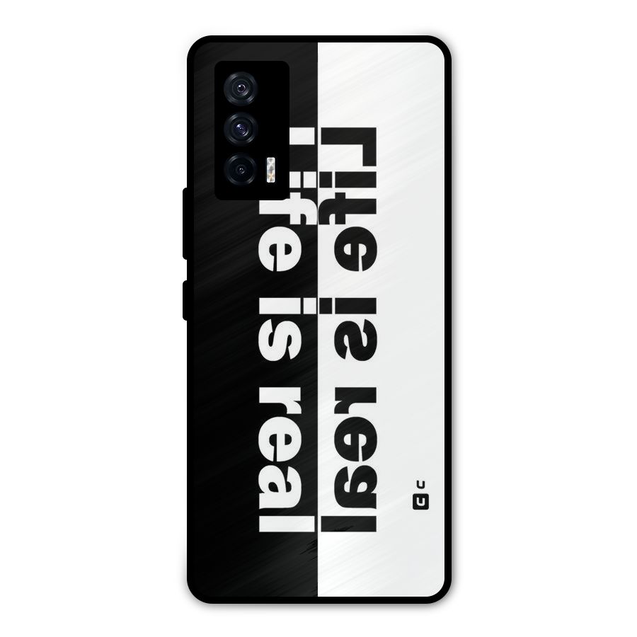 Life Reality Metal Back Case for iQOO 7 5G