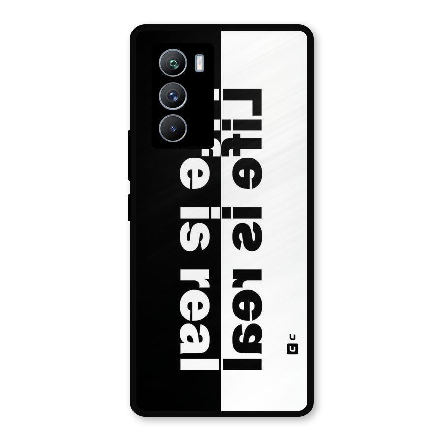 Life Reality Metal Back Case for iQOO 9 SE
