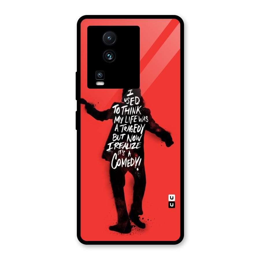 Life Tragedy Comedy Glass Back Case for Vivo iQOO Neo 7