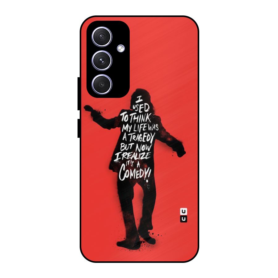 Life Tragedy Comedy Metal Back Case for Galaxy A54