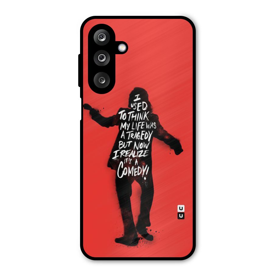 Life Tragedy Comedy Metal Back Case for Galaxy M36