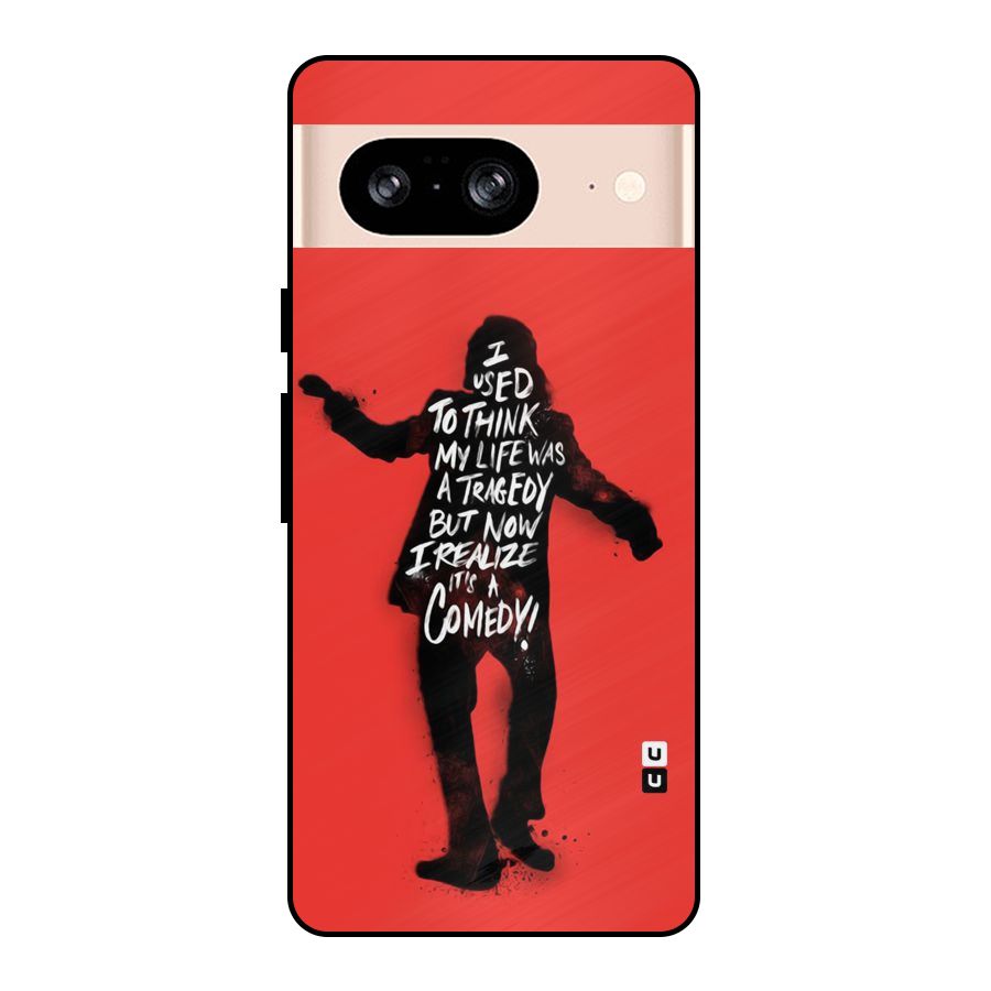 Life Tragedy Comedy Metal Back Case for Google Pixel 8