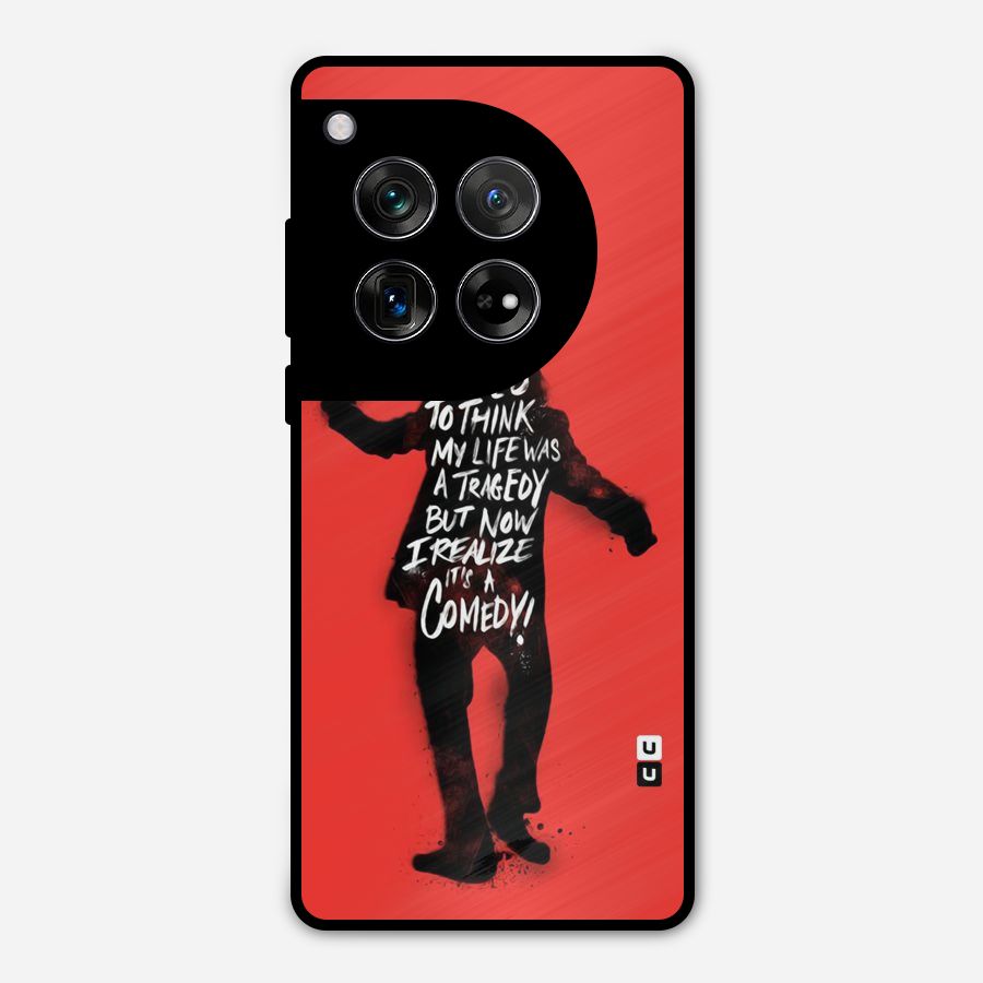 Life Tragedy Comedy Metal Back Case for OnePlus 12