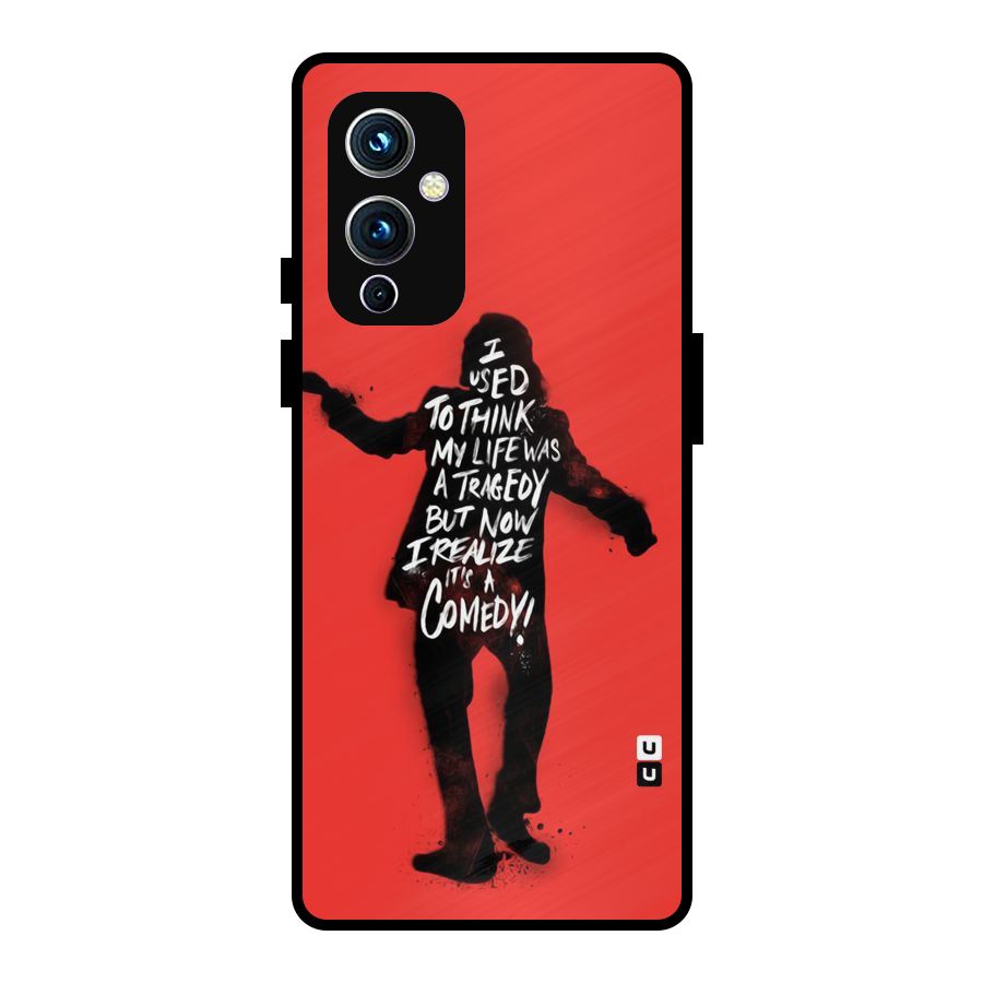 Life Tragedy Comedy Metal Back Case for OnePlus 9