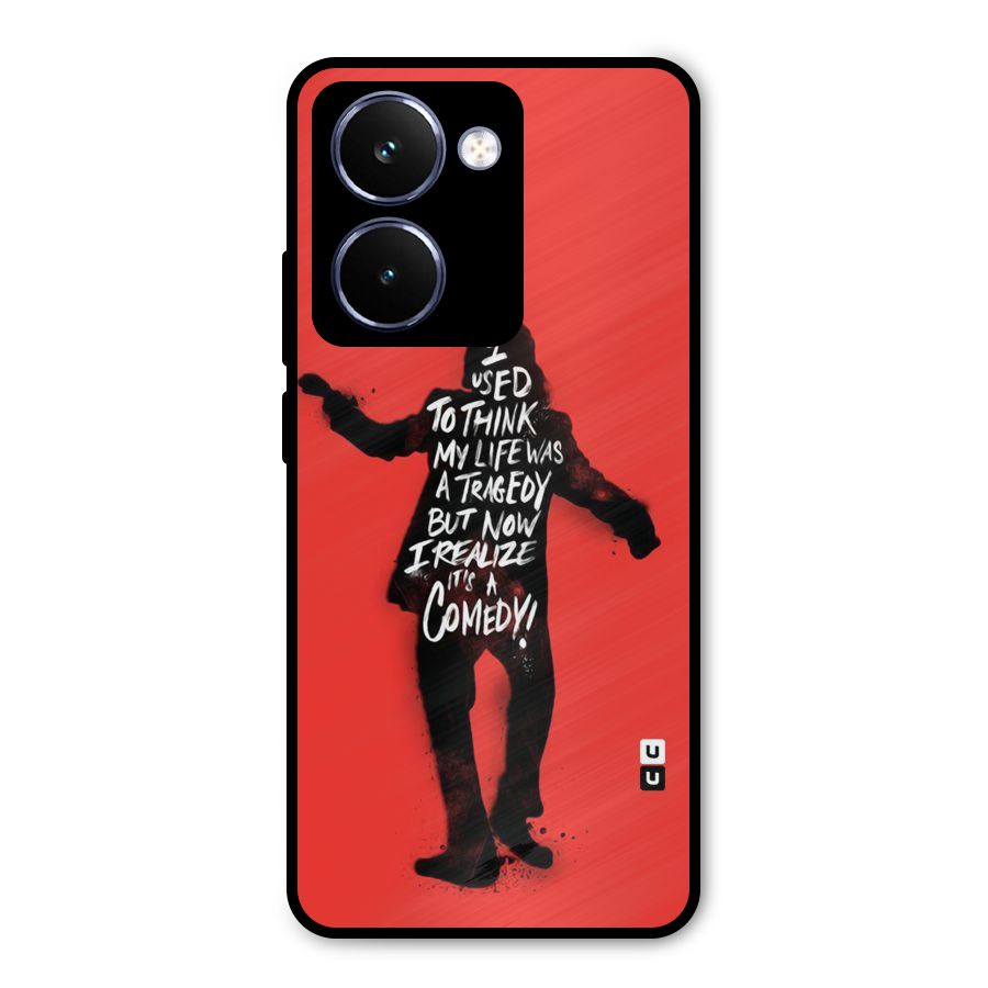 Life Tragedy Comedy Metal Back Case for Realme P3 Ultra