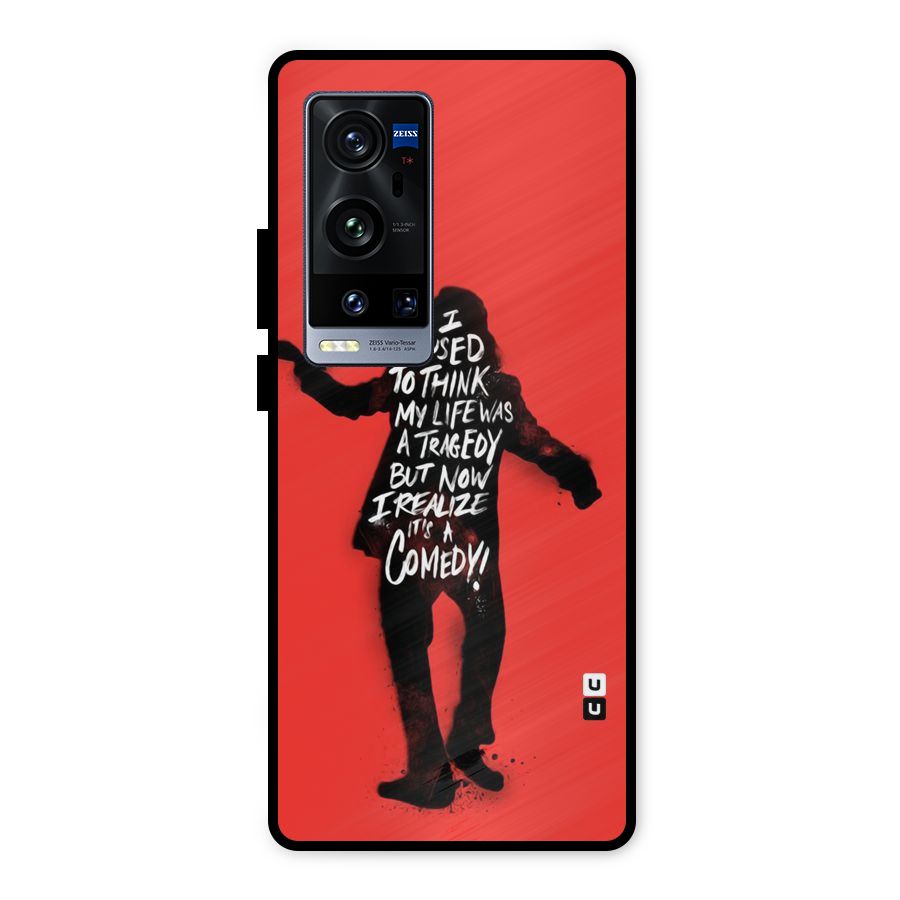Life Tragedy Comedy Metal Back Case for Vivo X60 Pro Plus