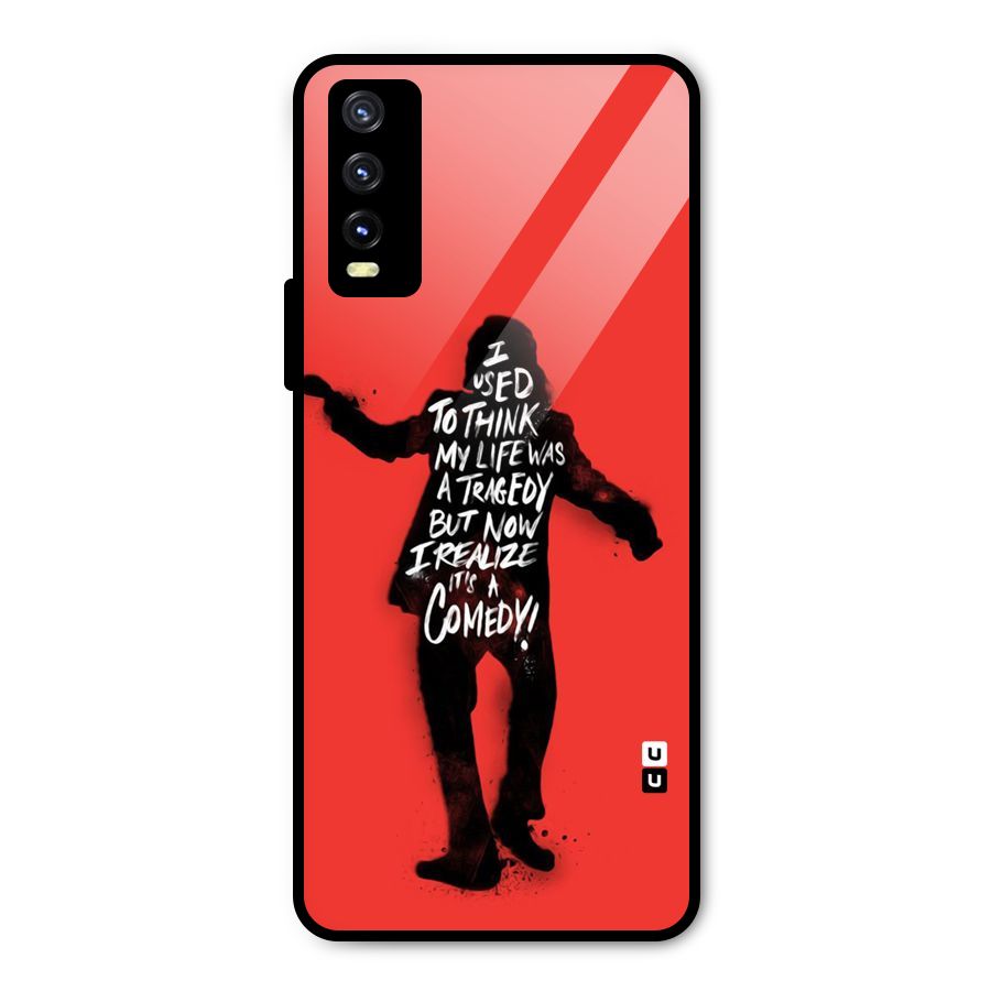 Life Tragedy Comedy Metal Back Case for Vivo Y20