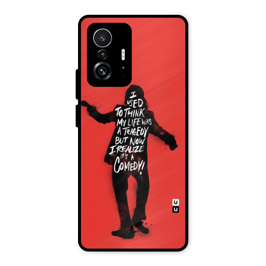 Life Tragedy Comedy Metal Back Case for Xiaomi 11T Pro