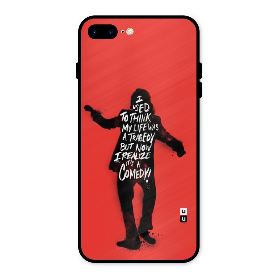 Life Tragedy Comedy Metal Back Case for iPhone 7 Plus