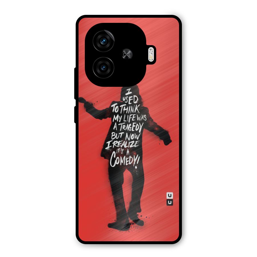 Life Tragedy Comedy Metal Back Case for iQOO Neo 10R