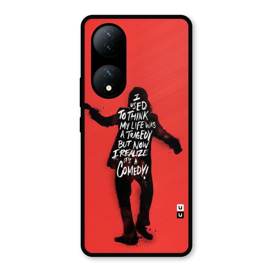 Life Tragedy Comedy Metal Back Case for iQOO Z7