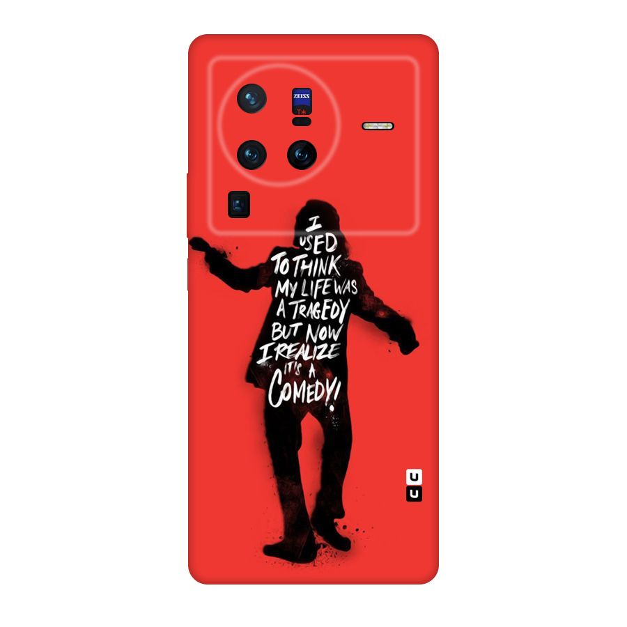 Life Tragedy Comedy Original Polycarbonate Back Case for Vivo X80
