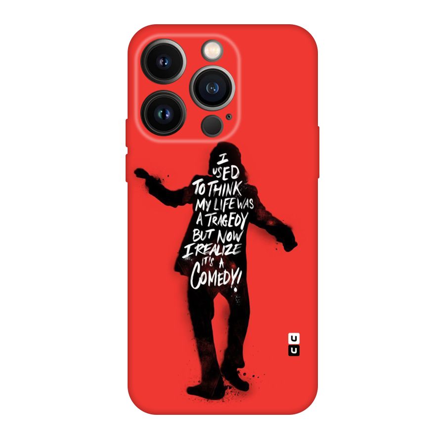 Life Tragedy Comedy Original Polycarbonate Back Case for iPhone 14 Pro