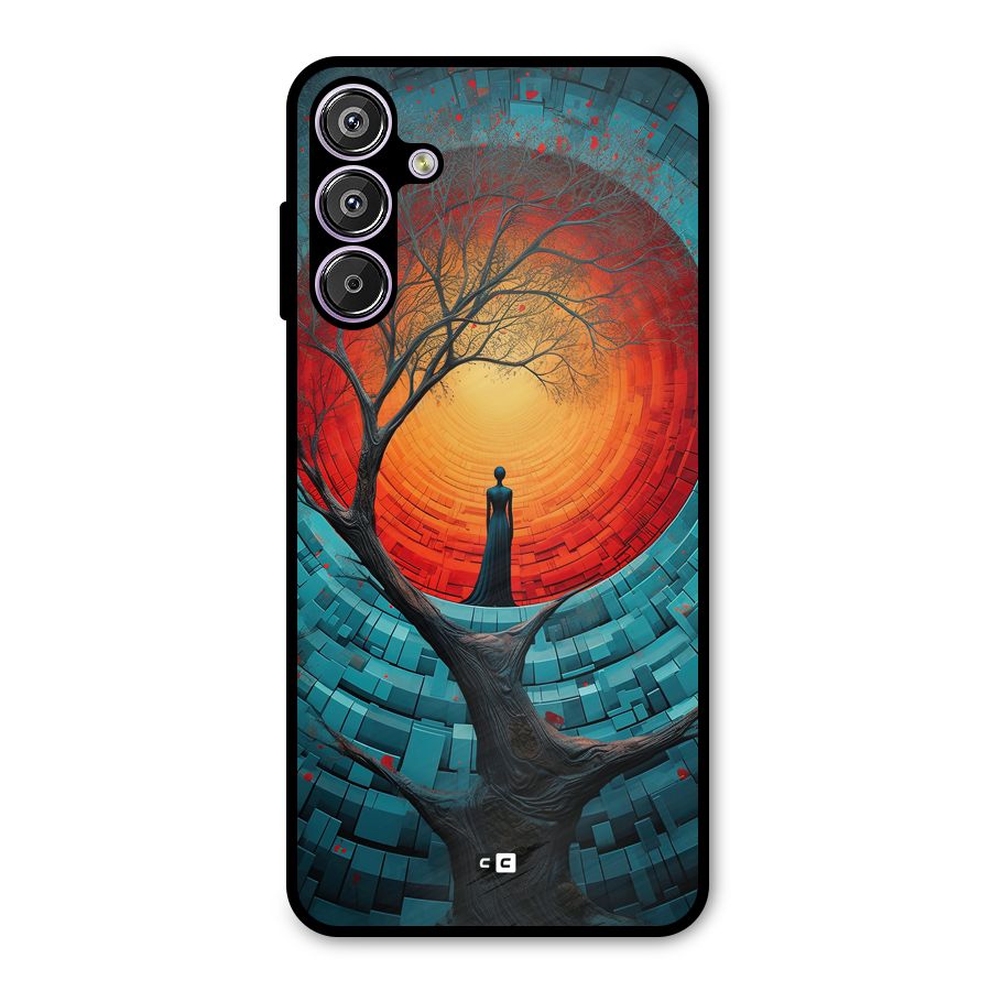 Life Tree Metal Back Case for Galaxy F15