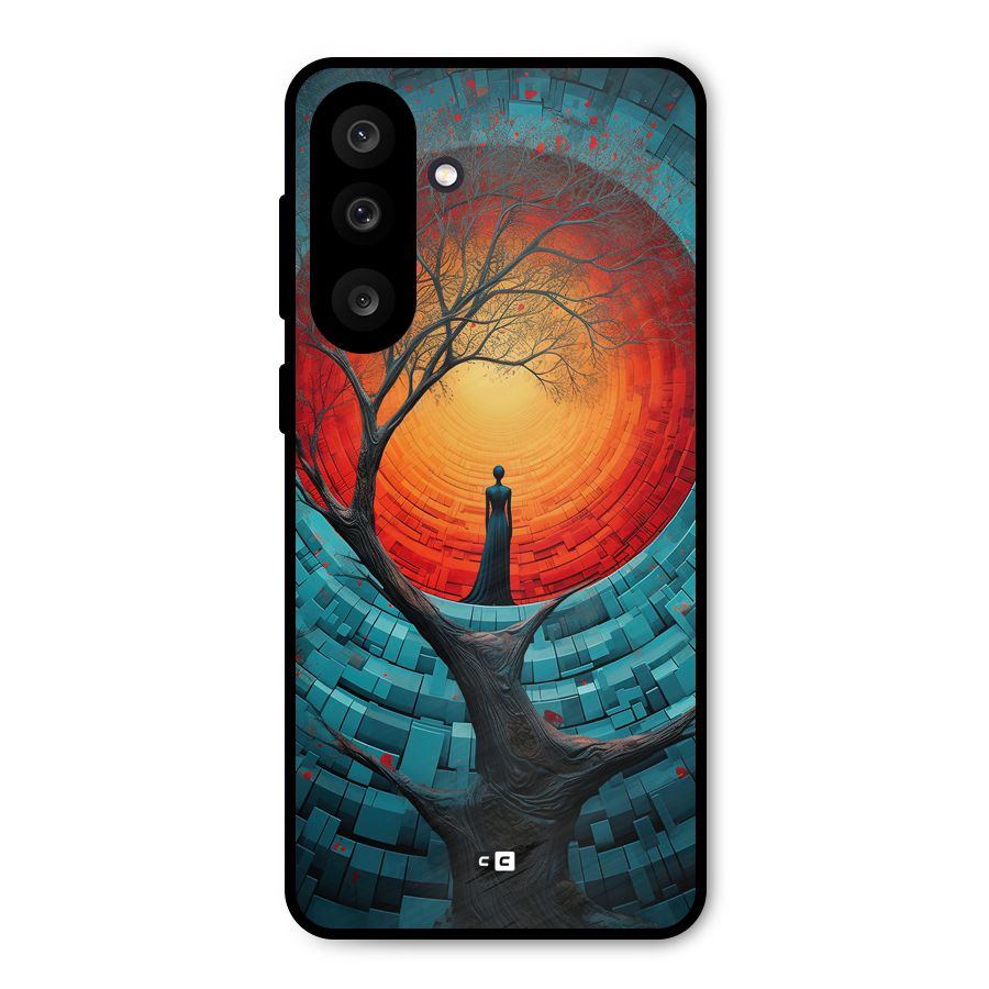Life Tree Metal Back Case for Galaxy F56