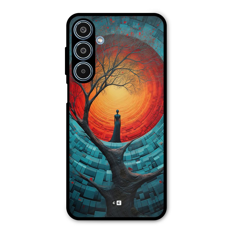 Life Tree Metal Back Case for Galaxy M35