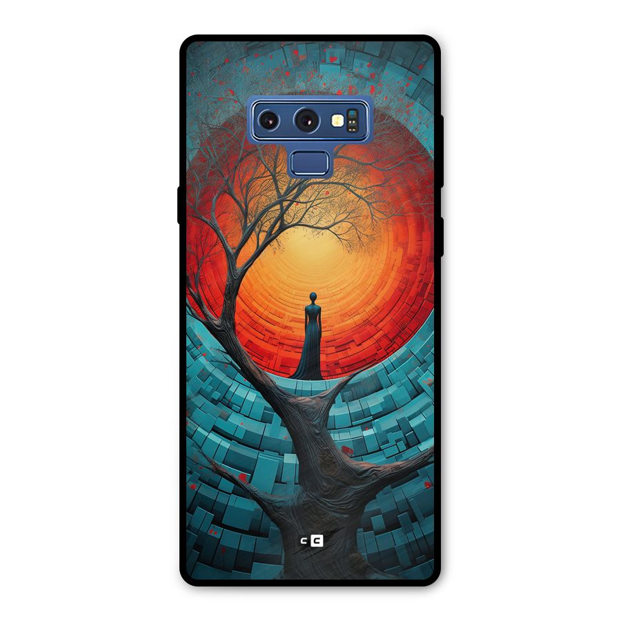 Life Tree Metal Back Case for Galaxy Note 9