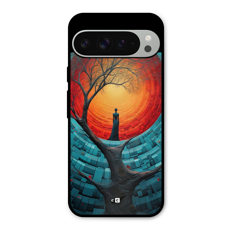 Life Tree Metal Back Case for Google Pixel 9 Pro XL
