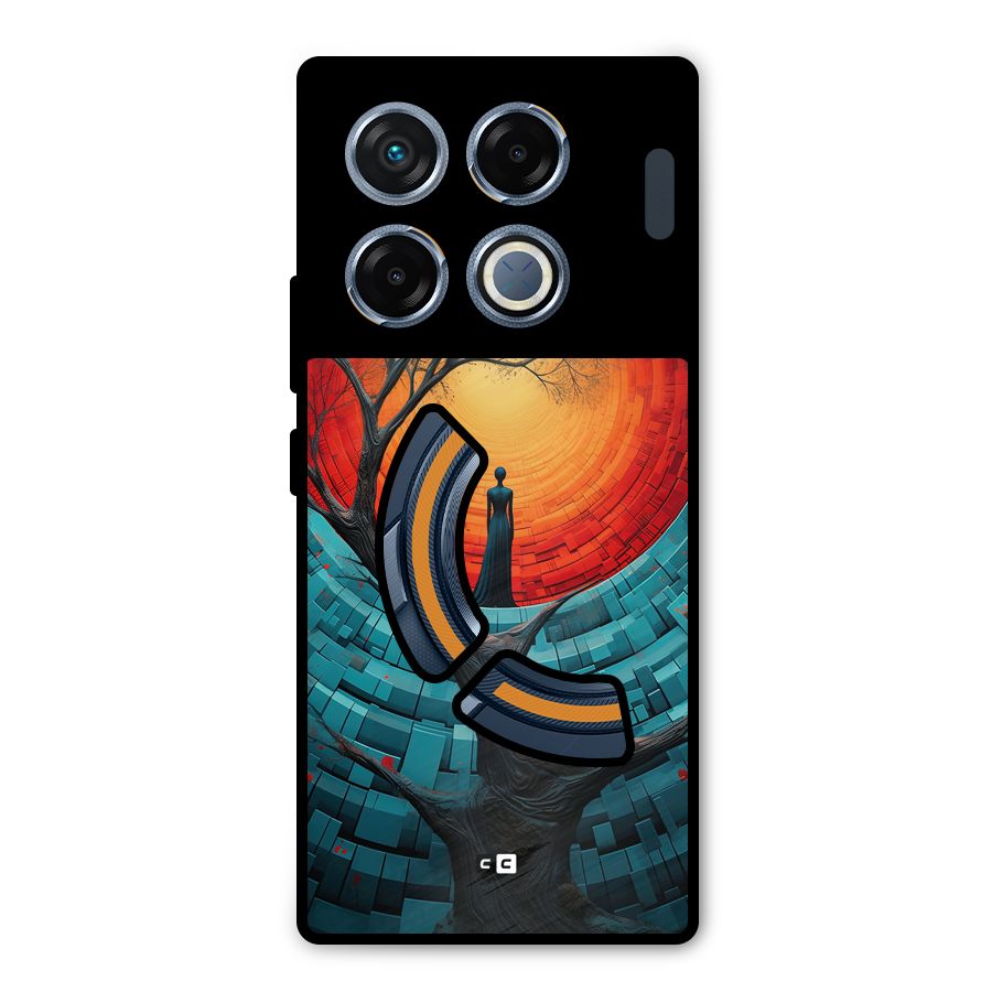 Life Tree Metal Back Case for Infinix GT 20 Pro