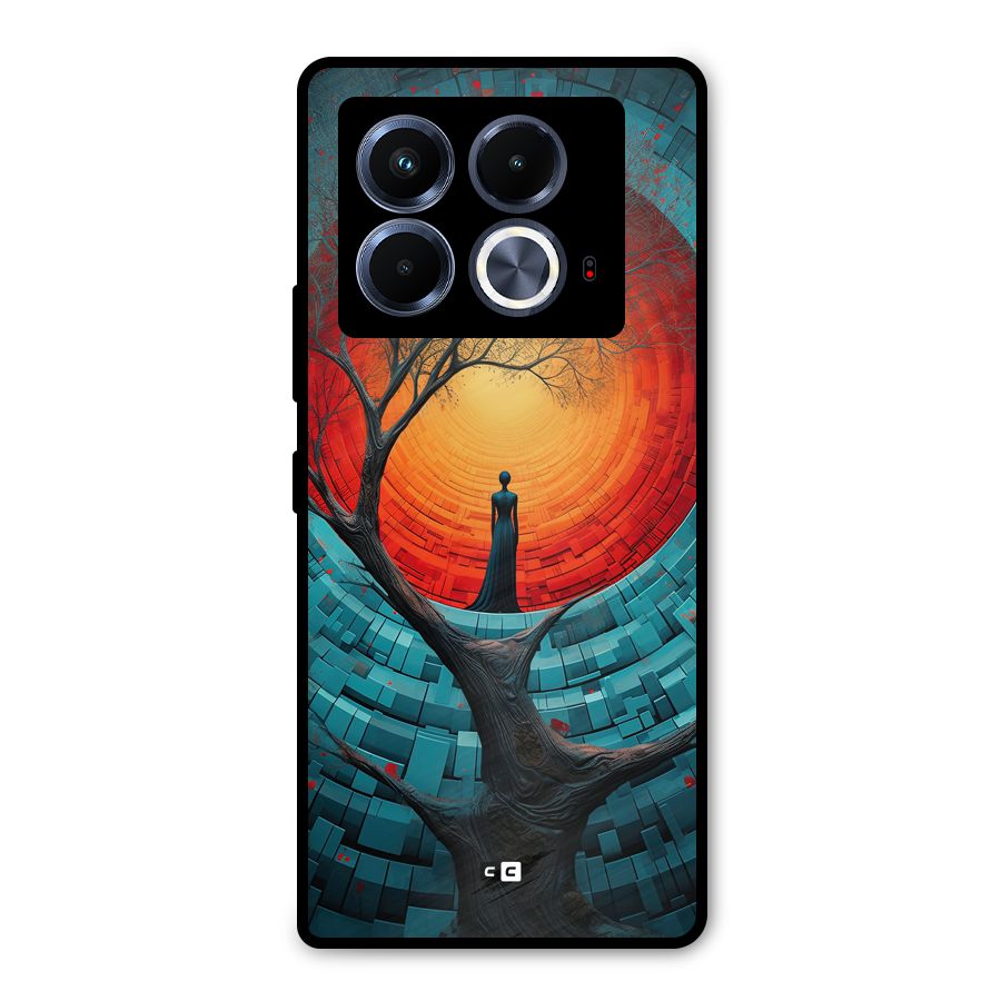 Life Tree Metal Back Case for Infinix Note 40 5G
