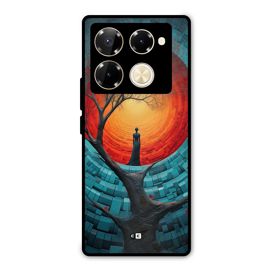 Life Tree Metal Back Case for Infinix Note 40 Pro Plus