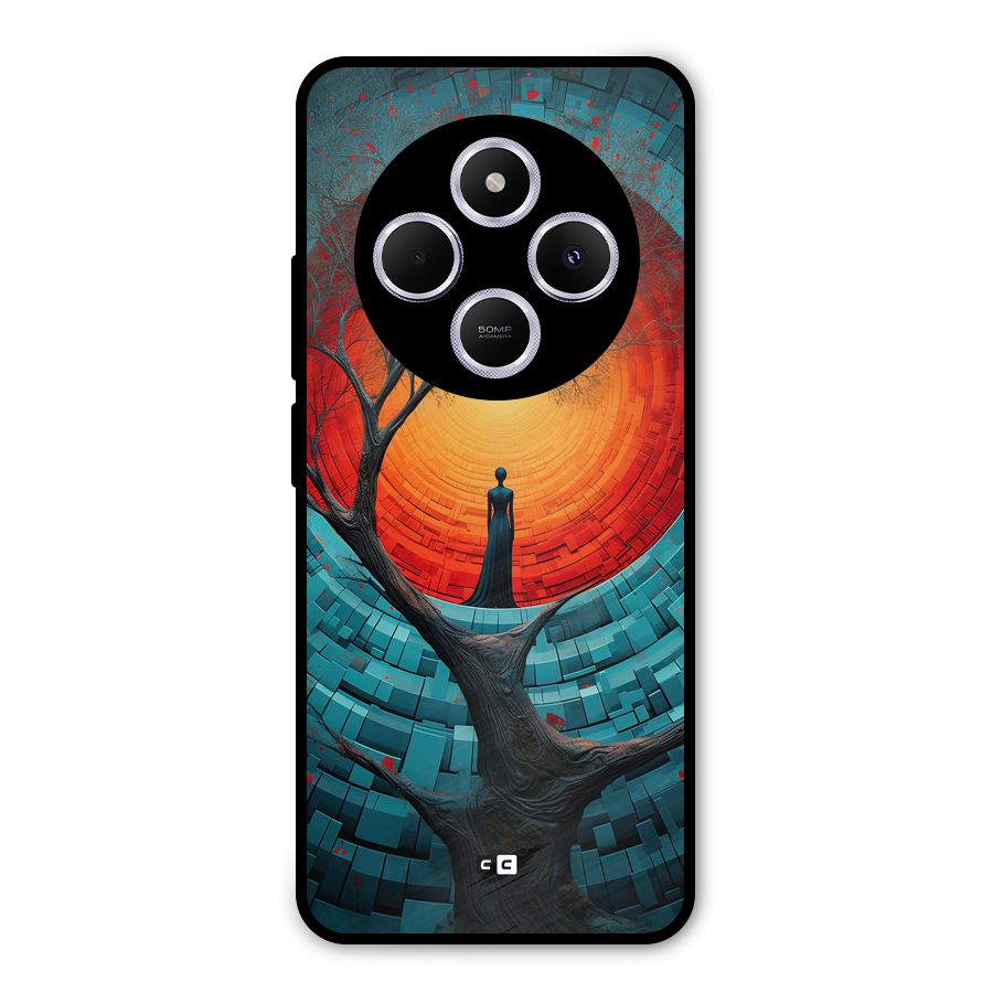 Life Tree Metal Back Case for Poco C75 5G