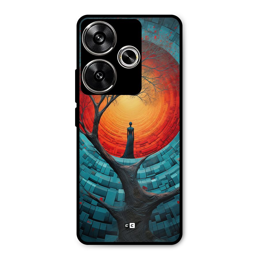 Life Tree Metal Back Case for Poco F6