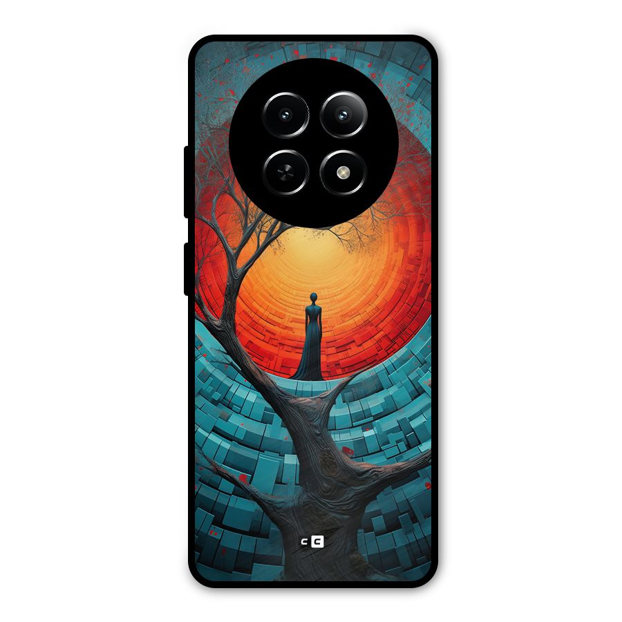 Life Tree Metal Back Case for Realme 13