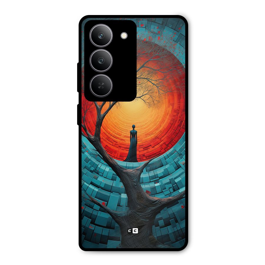 Life Tree Metal Back Case for Realme 14x