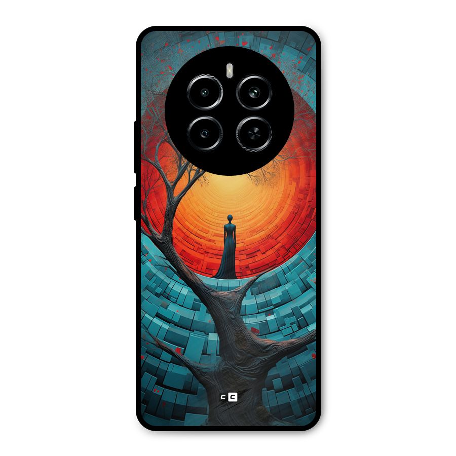 Life Tree Metal Back Case for Realme P1