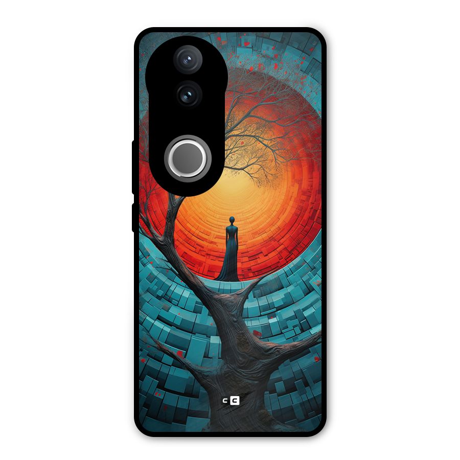 Life Tree Metal Back Case for Vivo V50