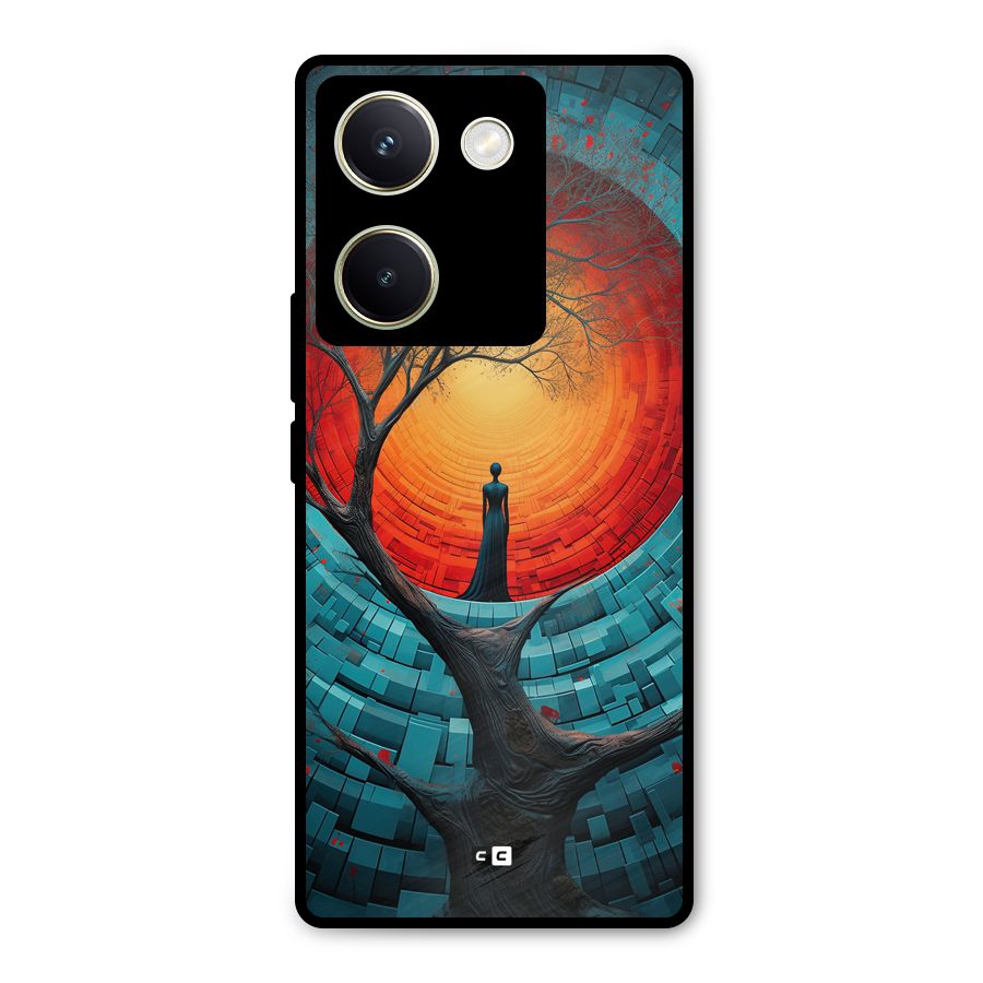 Life Tree Metal Back Case for Vivo Y200 Pro