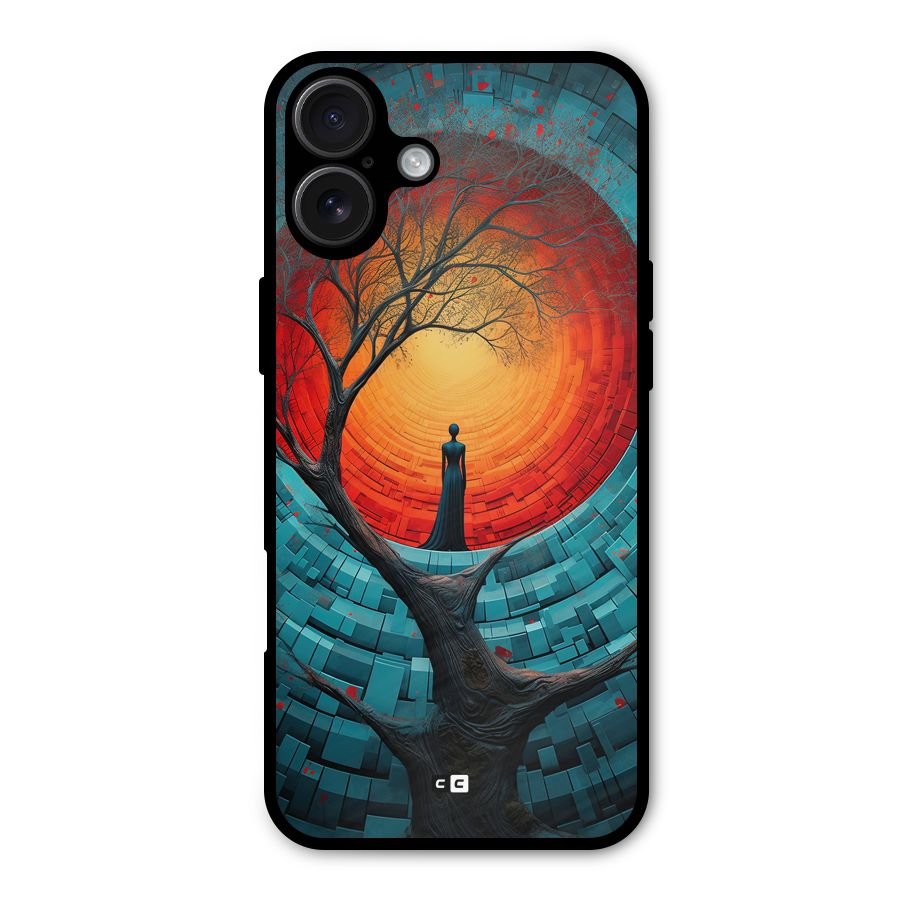 Life Tree Metal Back Case for iPhone 16 Plus