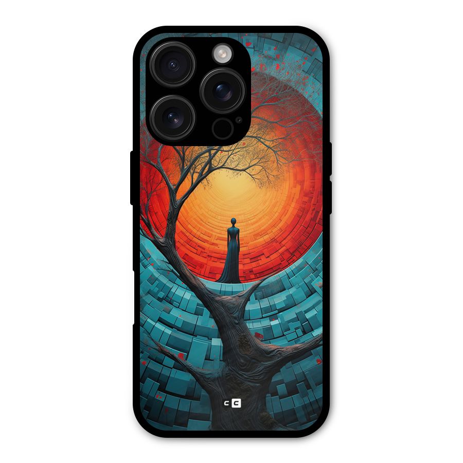 Life Tree Metal Back Case for iPhone 16 Pro