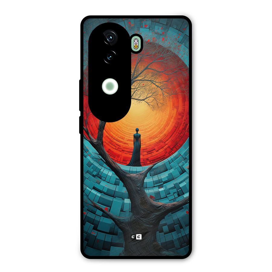 Life Tree Metal Back Case for iQOO Z9s