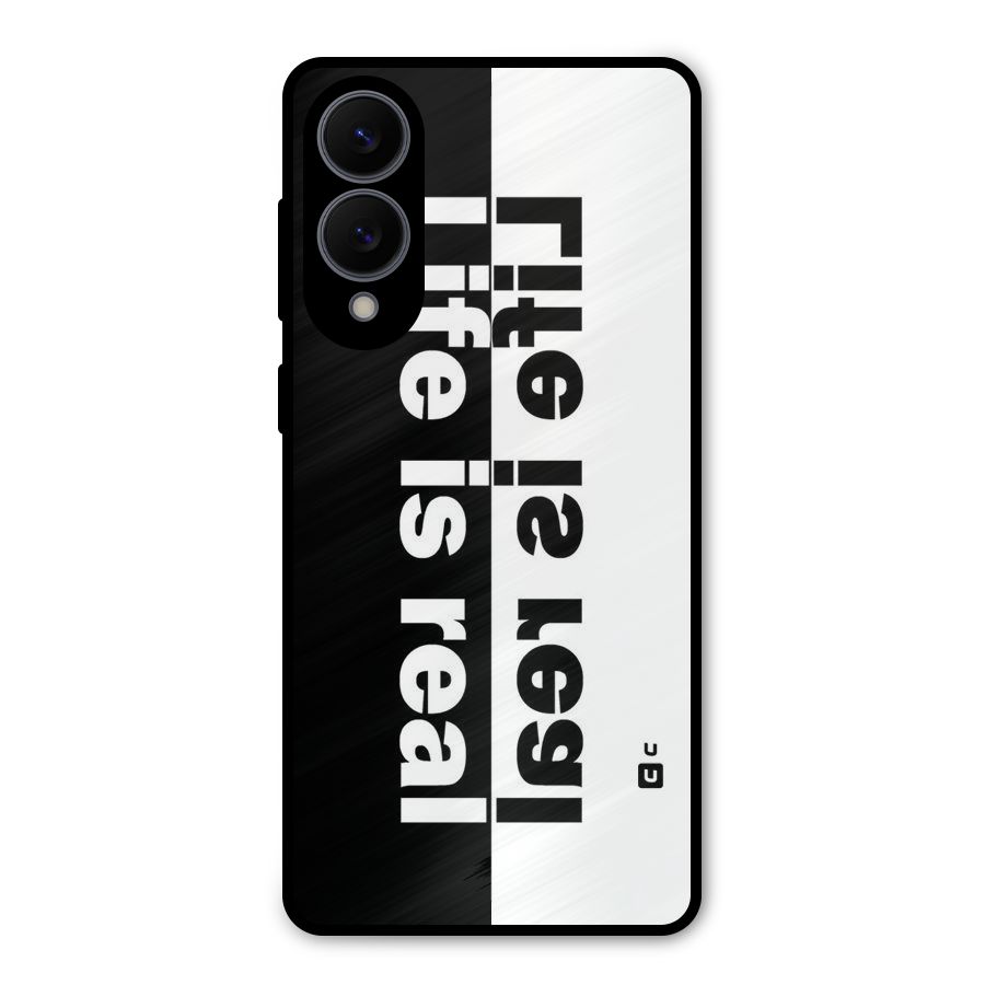 Life is Real Metal Back Case for Galaxy S25 Edge