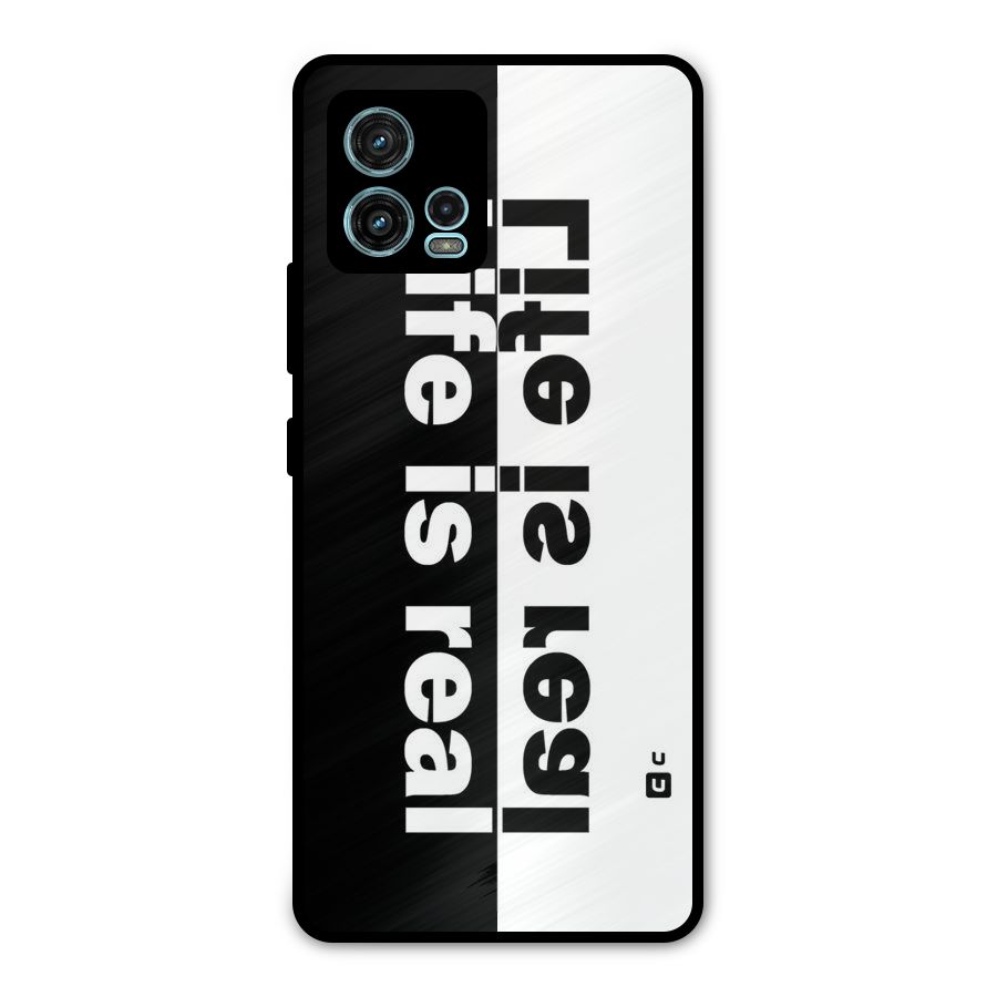 Life is Real Metal Back Case for Moto G72