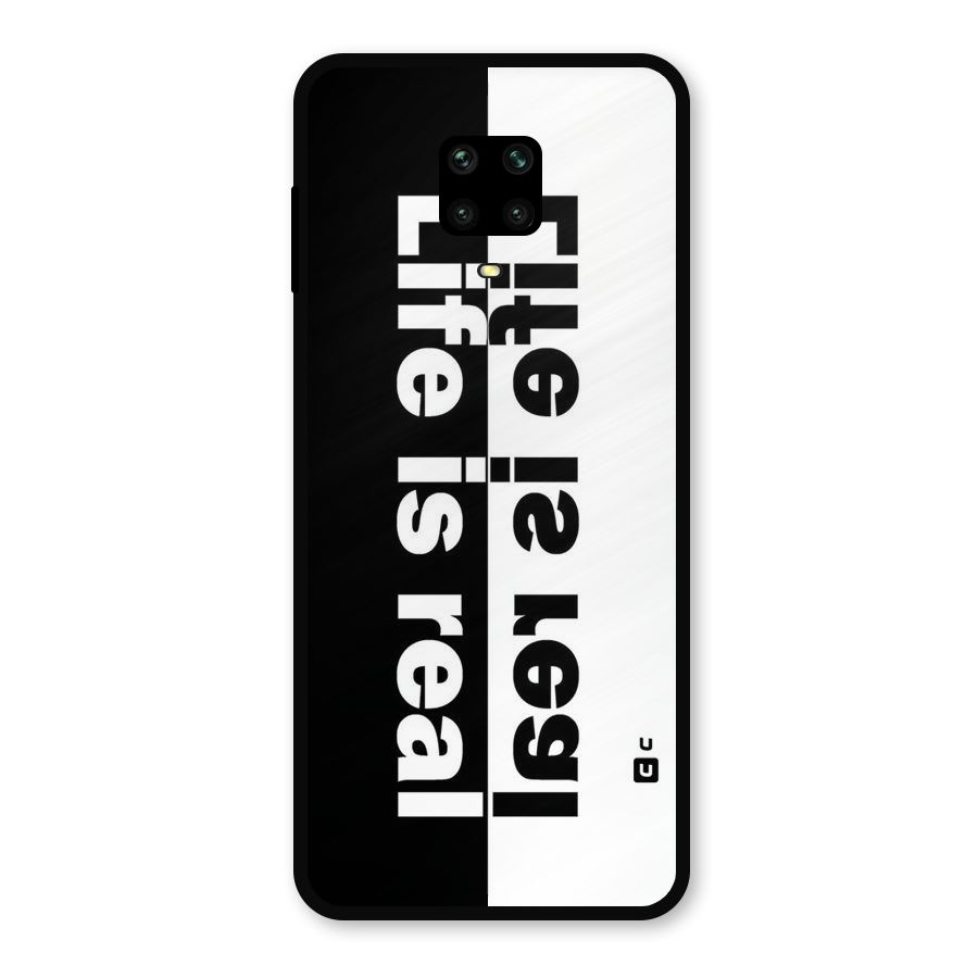 Life is Real Metal Back Case for Redmi Note 10 Lite