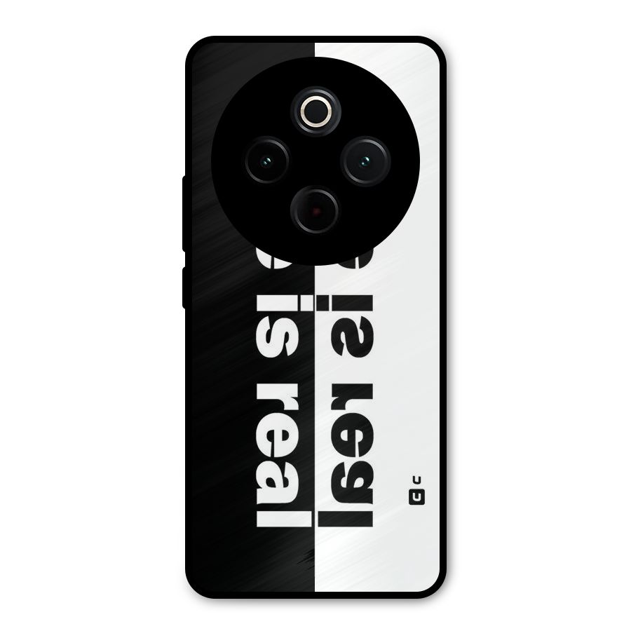Life is Real Metal Back Case for iQOO Z10