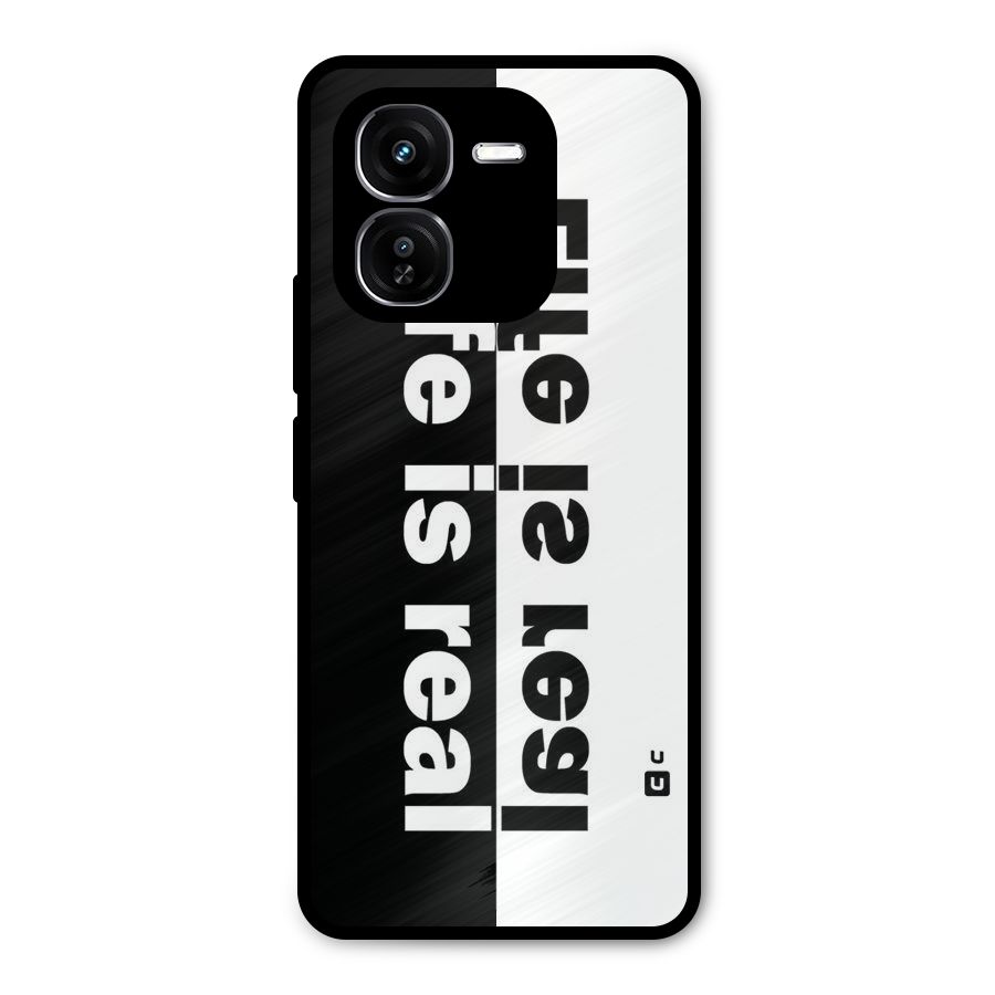 Life is Real Metal Back Case for iQOO Z9x
